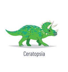 Ceratopsia Ornithischian Dinosaur Colorful