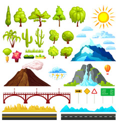 Landscape Constructor Elements Set