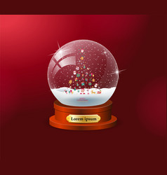 Realistic Decoration Christmas Snow Ball