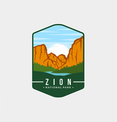 Zion National Park Emblem Logo