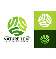 Tripel S Nature Leaf Logo Design Symbol Icon