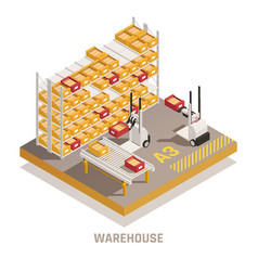 Warehouse Automation Isometric Element