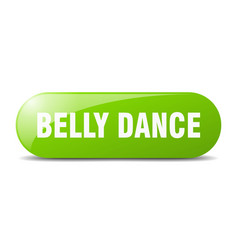 Belly Dance Button Sticker Banner Rounded Glass