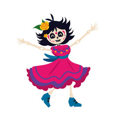 Dia De Los Muertos Happy Catrina