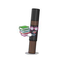 A Diligent Student In Eyebrow Pencil Mascot