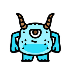 Cool Monster Alien Color Icon