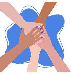 People Putting Their Hands Together Unity