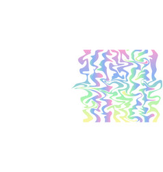 Abstract Vertical Wave Rainbow Pattern Web Banner