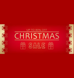 Holiday Banner For Christmas Season Sale