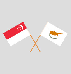 Singaporean And Cyprian Flags