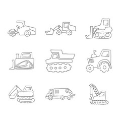 Transportation Icon Series Hand Drawn Doodle