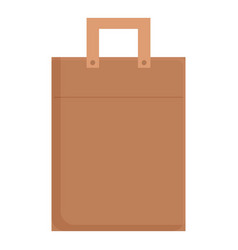 Brown Paper Shopping Bag Icon