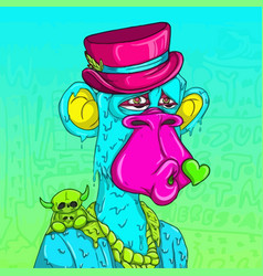 Character Macacos Nft Bored Ape Design Art