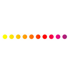 Color Gradient From White Yellow Orange Purple