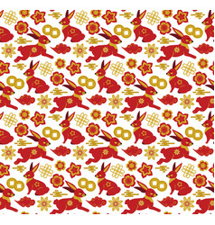 Happy Chinese New Year Seamless Pattern Year