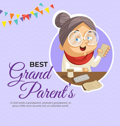 Best Grandparents Banner Template