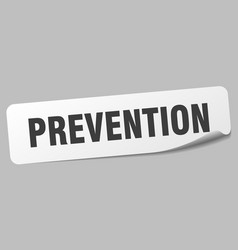 Prevention Sticker Label