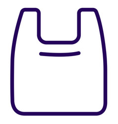 Plastic Bag Stroke Icon