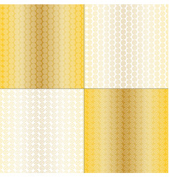 Gold Seamless Scroll Stripe Patterns