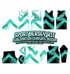 Gradient Green Arrow Jersey Design Sportswear