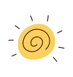 Handdrawn Sun Design Element Environment