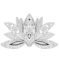 Hand Drawn Magic Flower For Adult Anti Stress