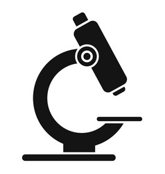 Medical Microscope Icon Simple