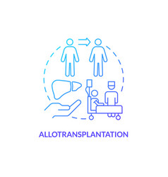 Thin Line Simple Gradient Allotransplantation