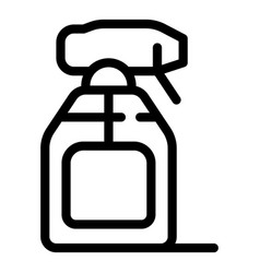 Spray Bottle Icon Representing Cleaning Product