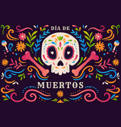 Gradient Dia De Muertos Background Design