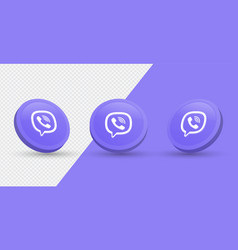 Viber 3d Logo