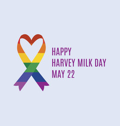 Harvey Milk Day Heart Gay Lgbt Ribbon Icon