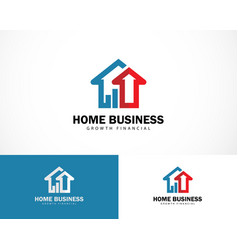 Home Business Logo Creative Growth Building