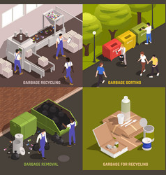 Garbage Recycling 2x2 Design Concept