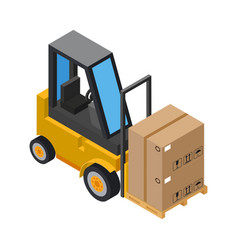 Isometric Warehouse Forklift