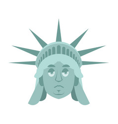 Statue Of Liberty Sad Emoji Us Landmark