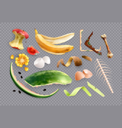 Food Leftovers Icon Set