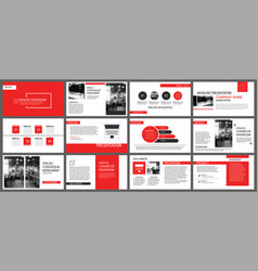 Red Presentation Templates For Slide Show