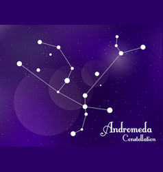 Andromeda Constellation Starry Night Sky Cluster