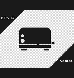 Black Toaster Icon Isolated On Transparent