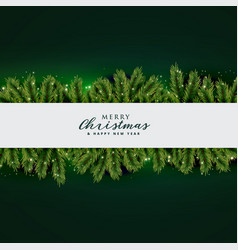 Christmas Tree Leaves Background Design