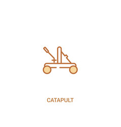 Catapult Concept 2 Colored Icon Simple Line