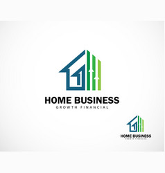 Home Business Logo Creative Growth Building