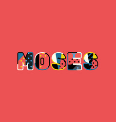 Moses Concept Word Art