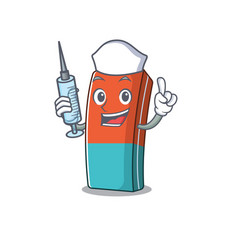 Smiley Nurse Eraser Cartoon Character