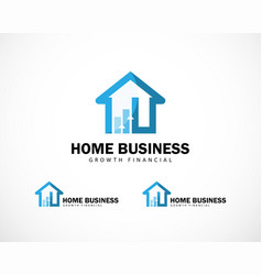 Home Business Logo Creative Growth Building