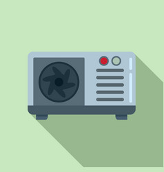 Commercial Air Conditioner Icon Flat Style