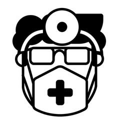 Doctor With Mask Stroke