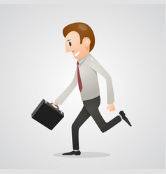 Office Man Running