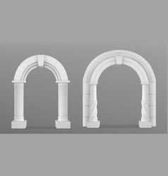 3d Set Of Antique Marble Arches